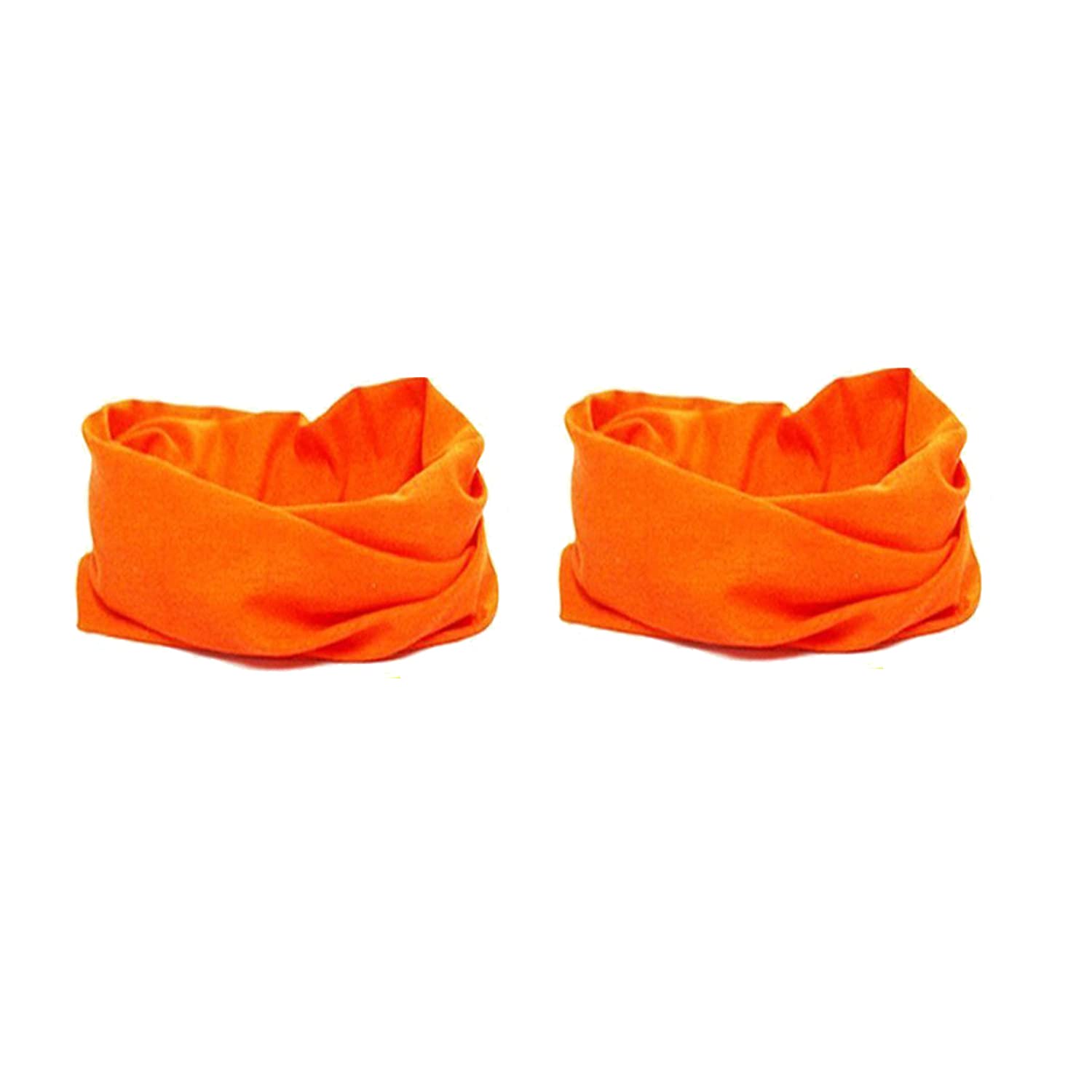 aadikart Mens Head Cover Band Bandana Stretch Hair Style Japanese 2 Orange b-picture-22