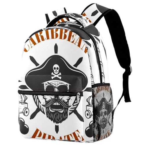 Sac à dos d'école Pirate des Caraïbes, idée cadeau originale pour adolescents et filles