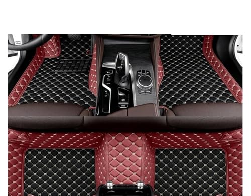 Tapis de sol Voxy 2014-2018 haut de gamme finition noir et surpiqûres rouge