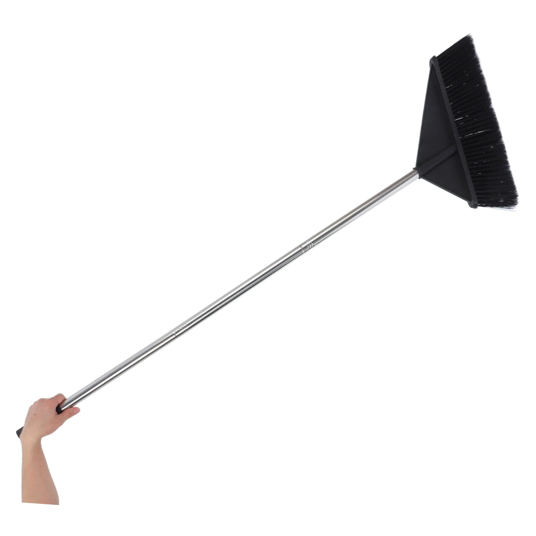 Veemoon Spazzola Rigida Manico per Pulizia di Interni ed Esterni Spazzola per Pavimenti Magazzini da Giardino per Rimuovere Macchie e Detriti Effortlessly Stile Casuale