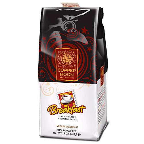 Copper Moon Breakfast Blend Coffee, Medium Dark Roast, Ground, 12-Ounce Bags (Pack Of 3) #TOP26