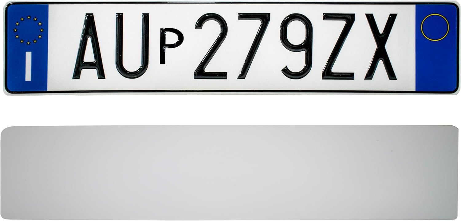 Replica Car Registration Plate Rear Temporary European Reflector Replica Car Registration Plate Rear Temporary European Reflector