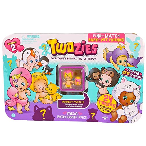 Giochi Preziosi - TW015 - TW2 - Méga Copains - 12 Bébés + 12 Animaux + 1 Mini Cubies – vue 2