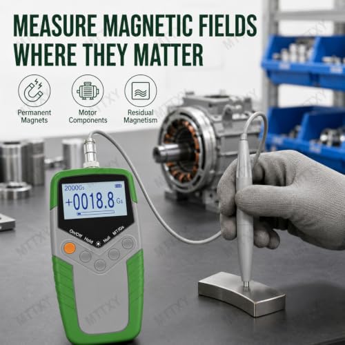 Magnetómetro digital portátil para solucionar pérdidas de flujo magnético 2