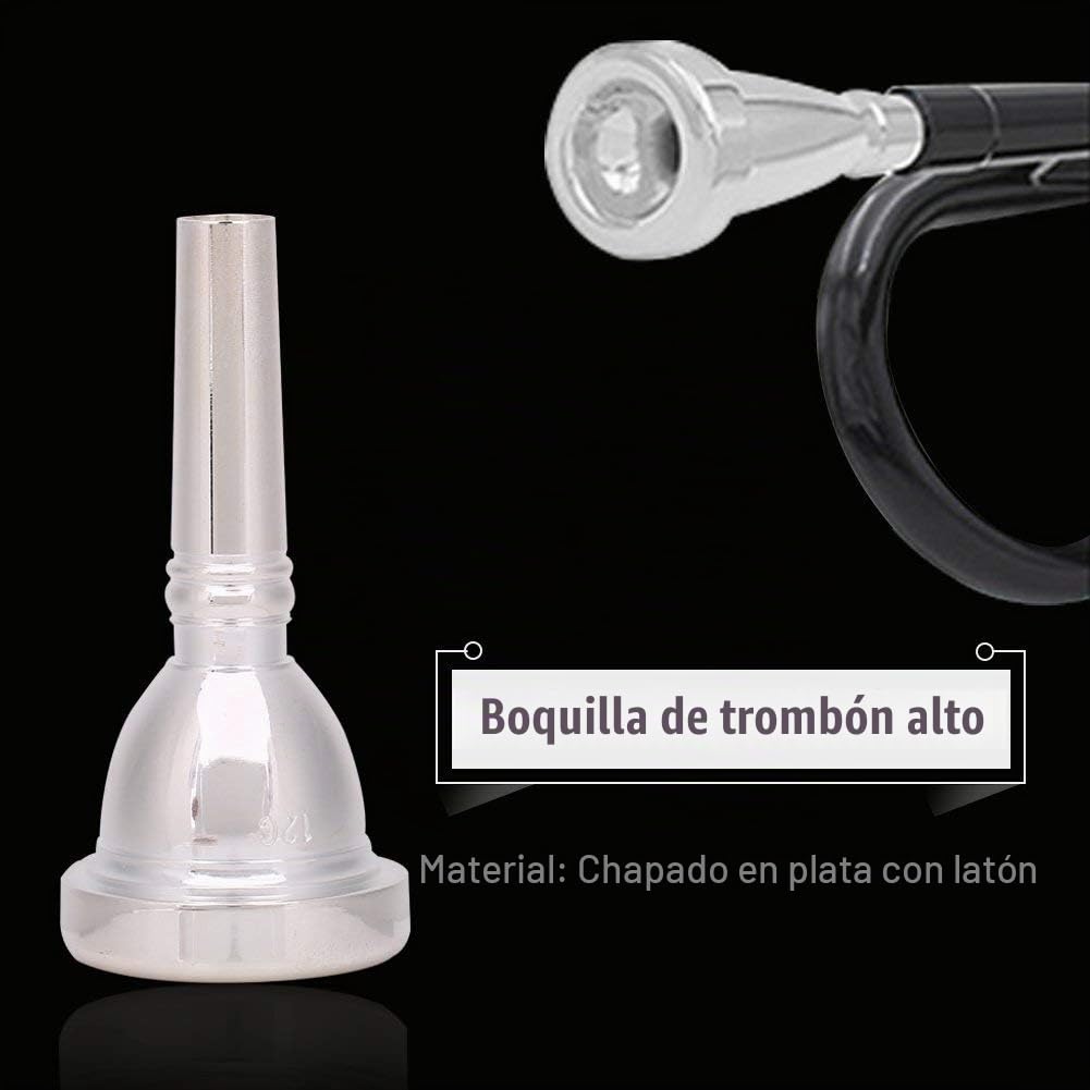 Bnineteenteam - Boquilla de trombón (12 C, trombón alto, boquilla de trombón de trombona)