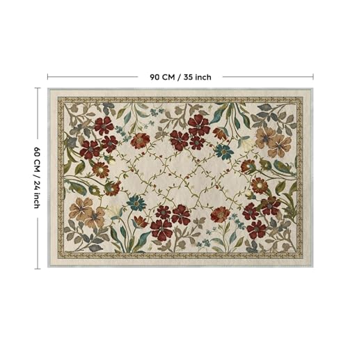 Tapete decorativo Artoid Mode 2x3 pies antideslizante lavable miniatura 2