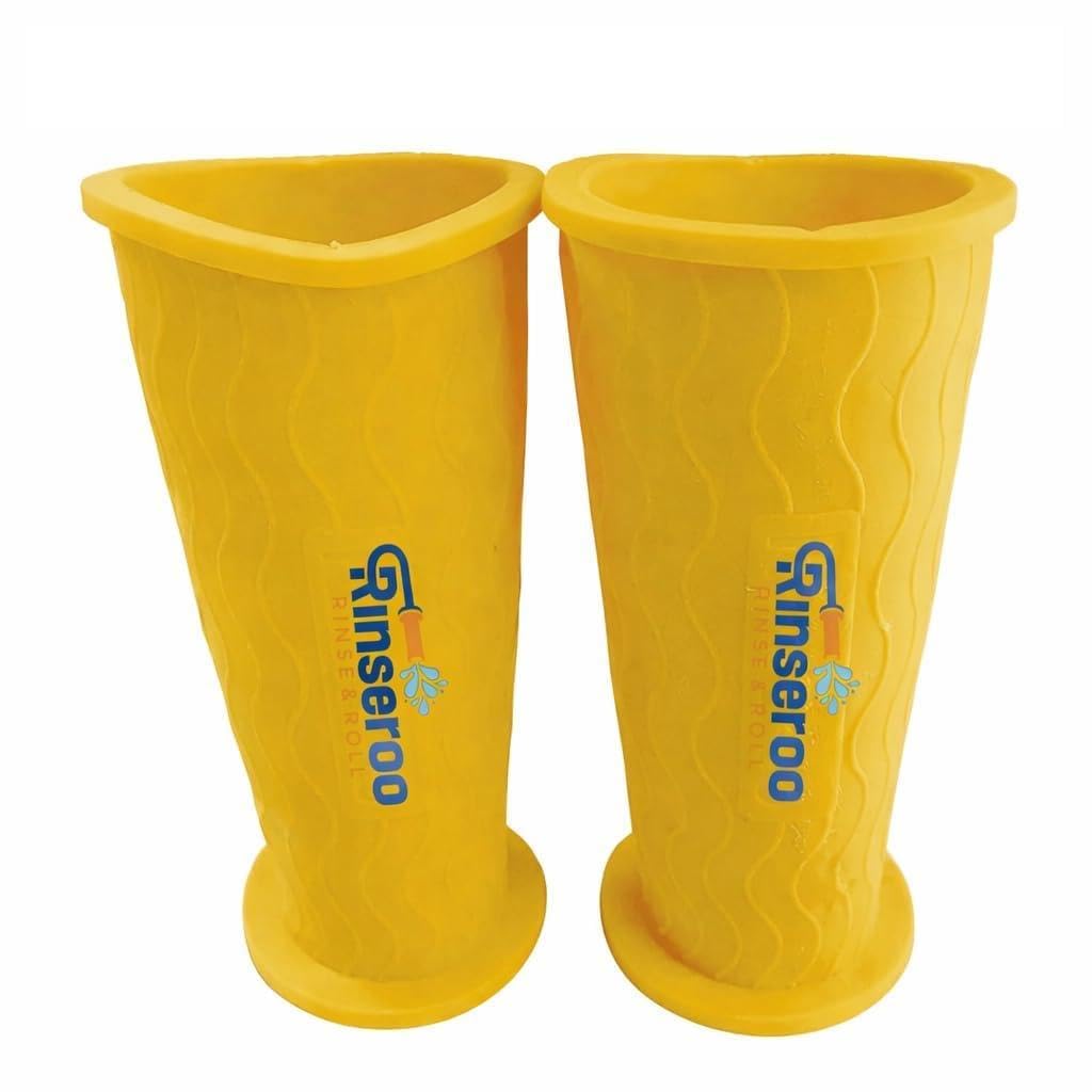 Juego de 2 conectores de manguera de agua de repuesto para JUMBO Rinseroo. Se adapta a cabezales de ducha de 4 a 7 pulgadas de ancho, accesorio de manguera fácil de instalar para limpieza de ducha