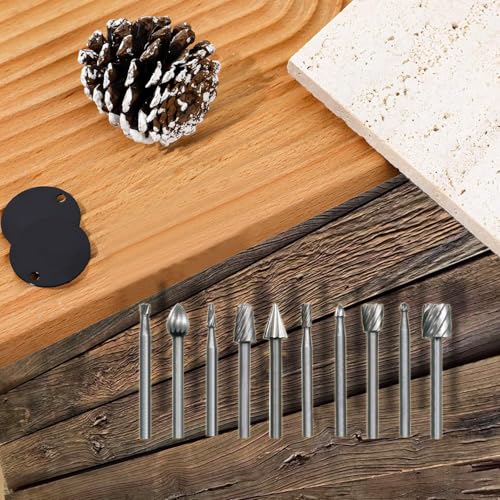 Set de fresas rotativas 15 piezas para carpintería miniatura 6