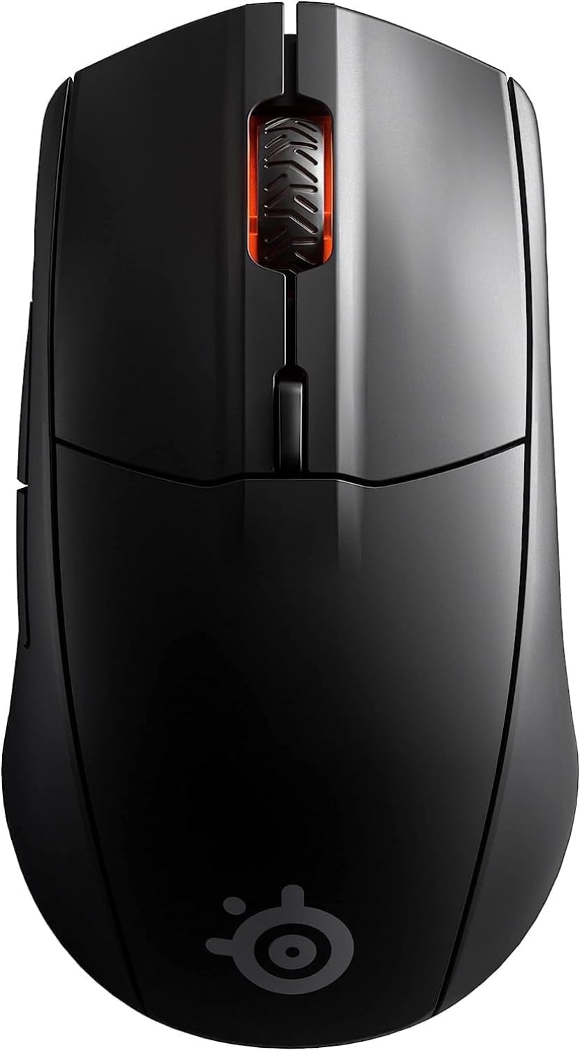 Rival 3 Wireless 62521 Wireless Gaming Mouse, 2.4 GHz / Bluetooth Compatible, Low Latency