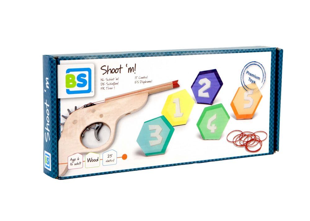 BS Toys- Tiro con Pistola Juegos, Multicolor (GA409)