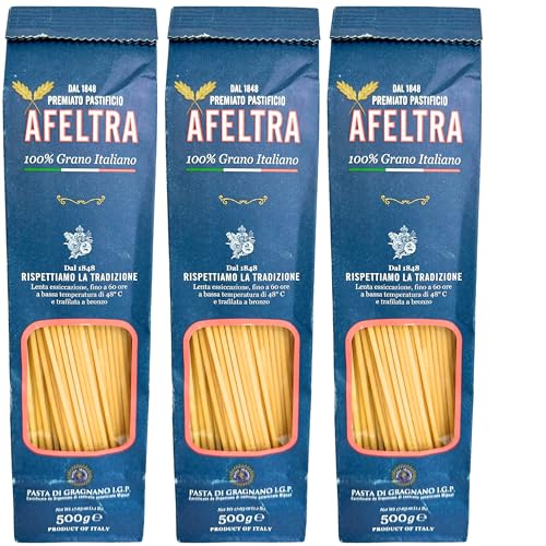 Afeltra Bucatini Pasta from Italy 3x500g - Durum Wheat Semolina