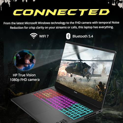 Image of HP Omen MAX 16 inch WQXGA Gaming Laptop, AMD Ryzen AI 9 HX 375, NVIDIA GeForce RTX 5080 16GB GDDR7, 64GB DDR5, 3TB Storage (2TB SSD+1TB Docking Station), RGB Backlit Keyboard, FHD IR Camera, Win 11, Black