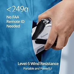 Potensic ATOM SE GPS Drone with 4K EIS Camera Under 249g 62 Mins Flight 4KM FPV Transmission Brushless Motor Max Speed 16ms Auto Return Lightweight and Foldable Drone for Adults Beginner