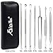 7-Piece Blackhead Remover Kit - Pimple Comedone Extractor Tool set for Facial Acne and Treatment for Blemish, Whitehead Popping, Zit Removing for Risk Free Nose Face Skin with Metal Case