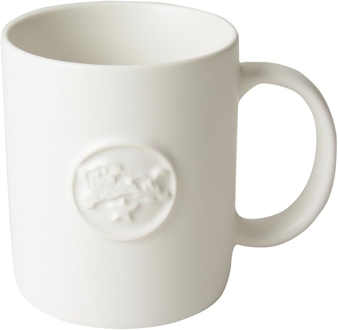 Amazon Co Jp イルビゾンテ Il Bisonte ロゴデザイン マグカップ 3 One White Col 90 ホーム キッチン