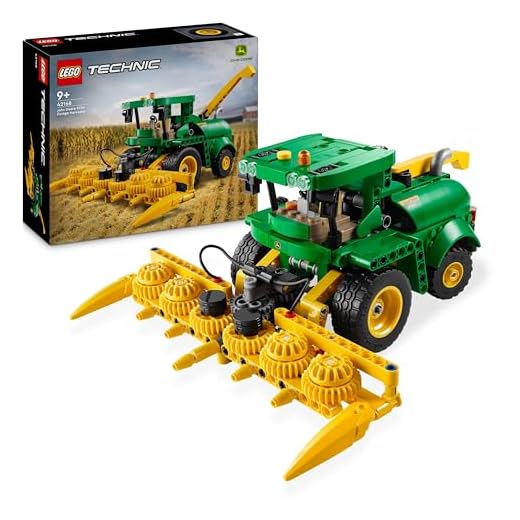 LEGO Technic John Deere 9700 Forage Harvester, Mähdrescher-Spielzeug zum Bauen, Traktor-Modell für Rollenspiele über Landwirtschaft und Bauernhof, Geschenk für 9-jährige Jungs und Mädchen 42168