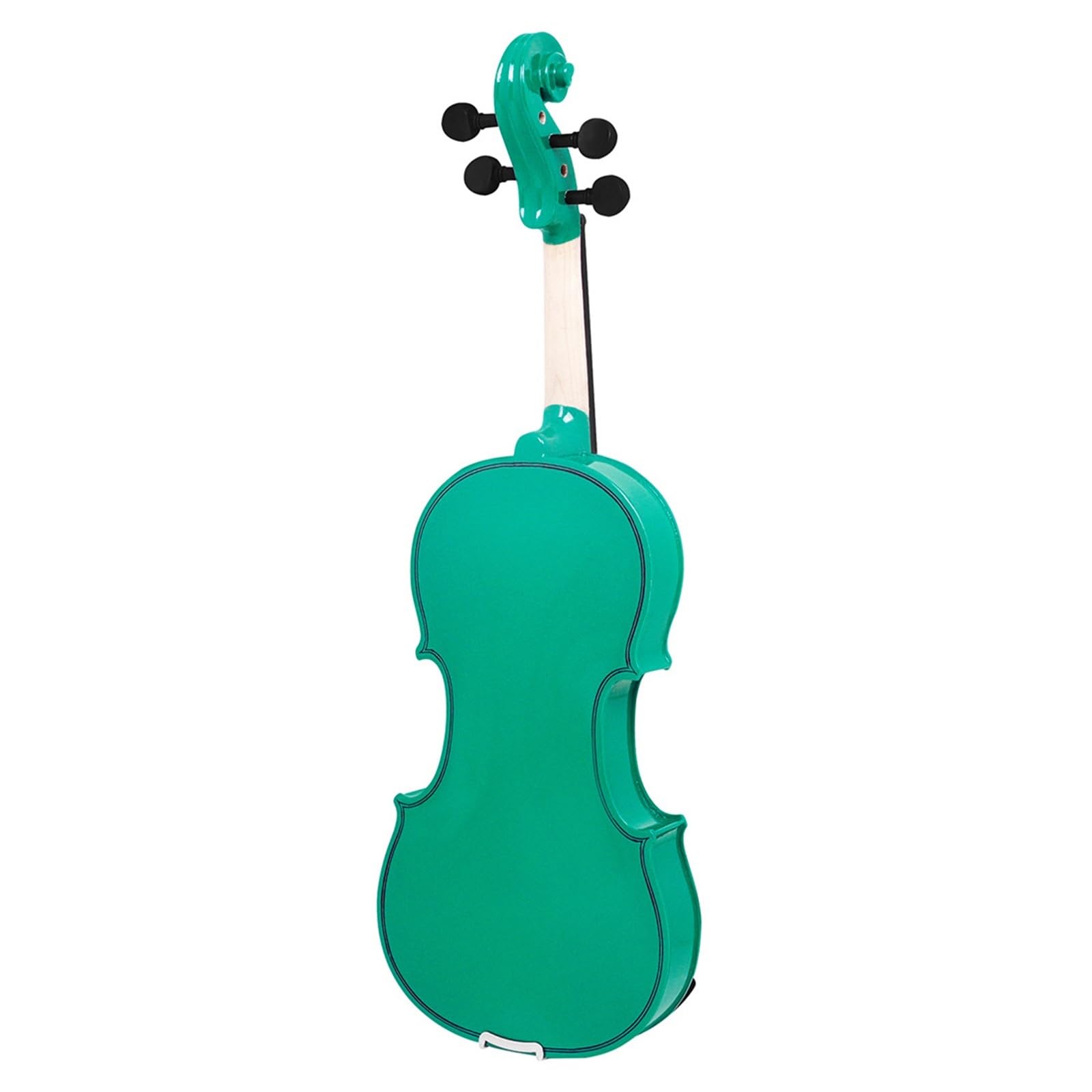 Violino Set Il Violino Verde Popolare In Legno Massello Inizia A Esercitarsi Con Il Piccolo Pianoforte 4/4 Per Adulti