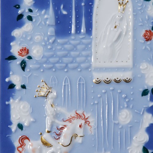 Amazon.co.jp: マイセン (Meissen) 陶画 青のメルヘン (いばら姫