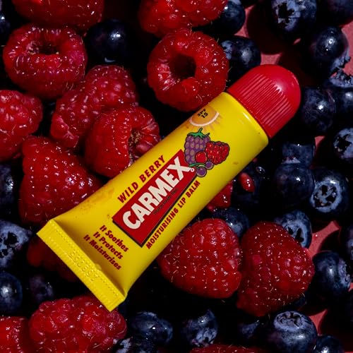 CARMEX Wild Berry SPF15 Lip Balm Tube (10g) Healthy, Hydrated Lips all day (Pack of 2) - Image 3