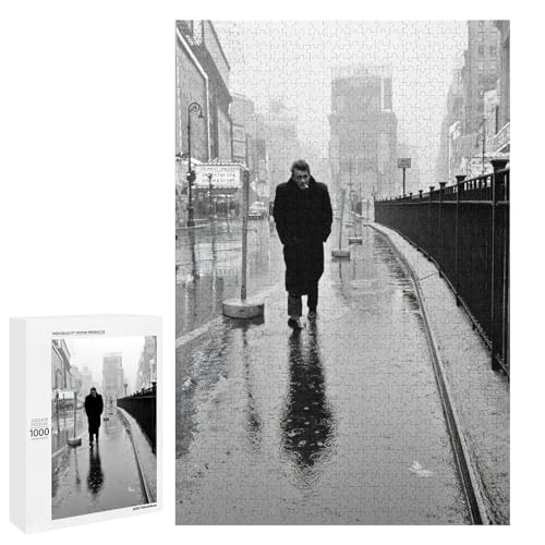 ジェームズディーンニューヨーク1955年 ジグソーパズル 部屋の飾り 木制パズル ストレス解消 周辺 グッズ 大人 子供 初心者向け おもちゃ パズル 娯楽 壁掛け 集中力トレーニング 装飾用品 誕生日 ギフト 1000 PCS