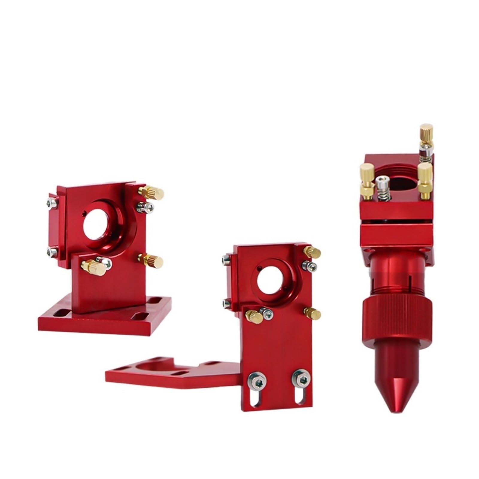 CO2 Mini Laser Head Set D12/18/20mm FL50.8mm Lens for 2030 4060 K40 Laser Engraving Cutting Machine(Blue,20-50.8_Laser Head)