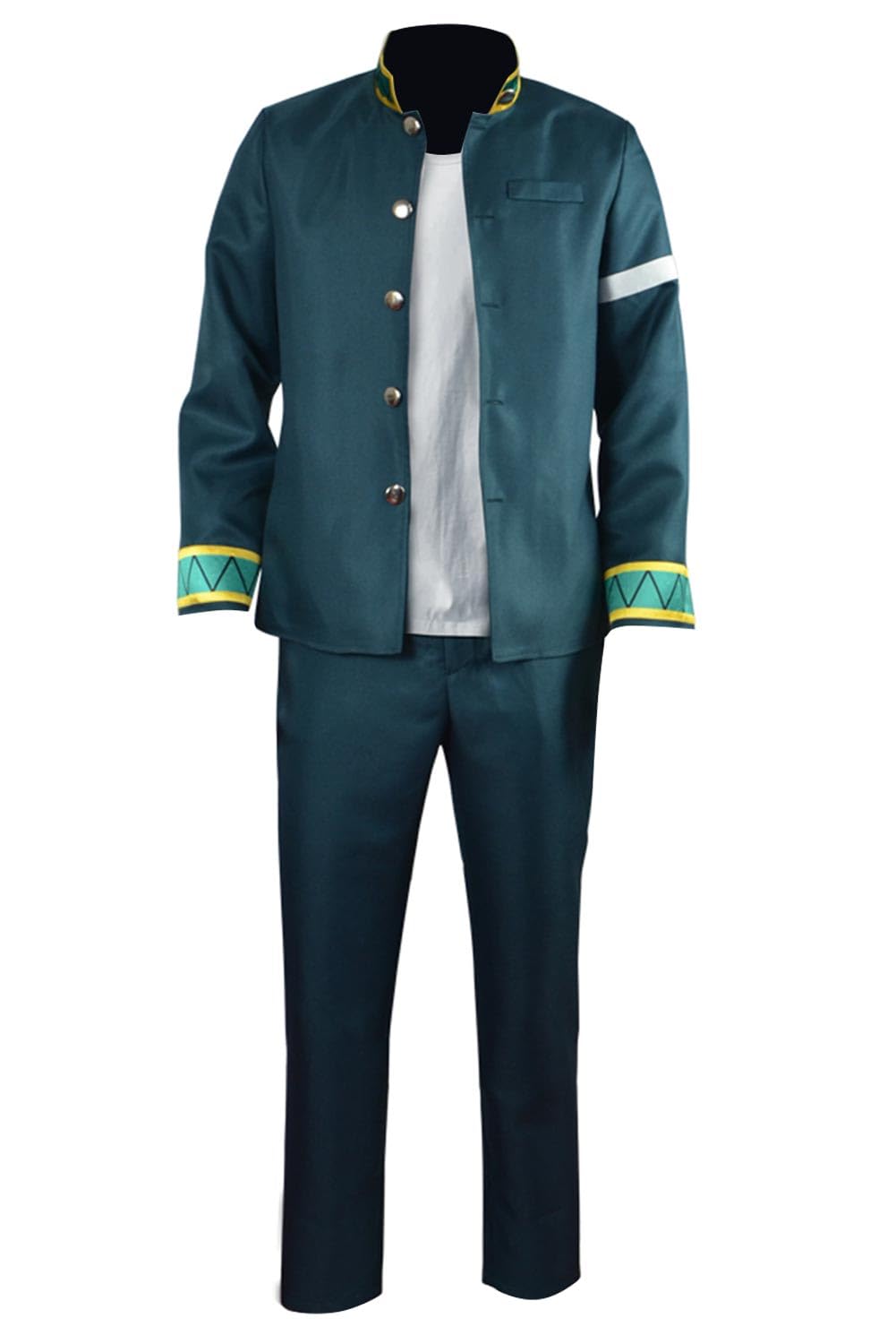 Anime Haruka Sakura Cosplay Costume Sakura High School Uniform Jacket Top Pants Belt Full Set Halloween Outfit