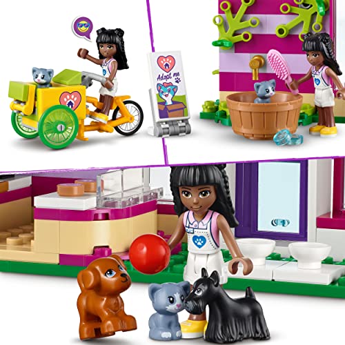 LEGO® Friends Evcil Hayvan Sahiplenme Kafesi 41699-6 Yaş ve Üzeri Çocuklar için 3 Evcil Hayvan İçeren Oyuncak Yapım Seti (292 Parça)