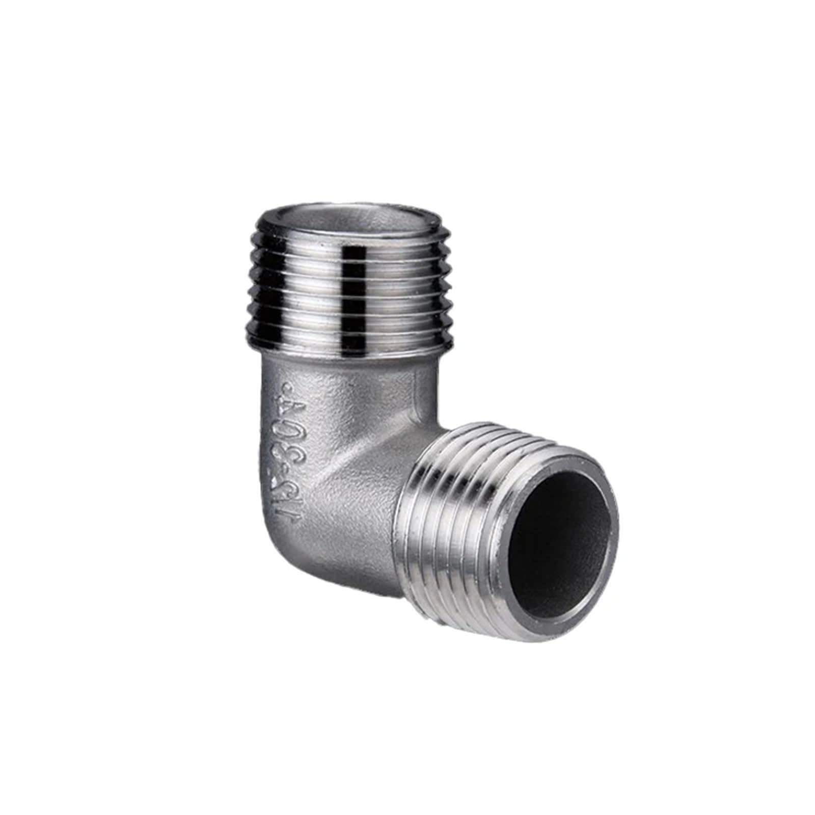 Elbow Fitting 90 Degree BSP Elbow 90 Degree Angled 304 Stainless Steel Male Threaded Pipe Fitting for Plumbing Fittings(1")