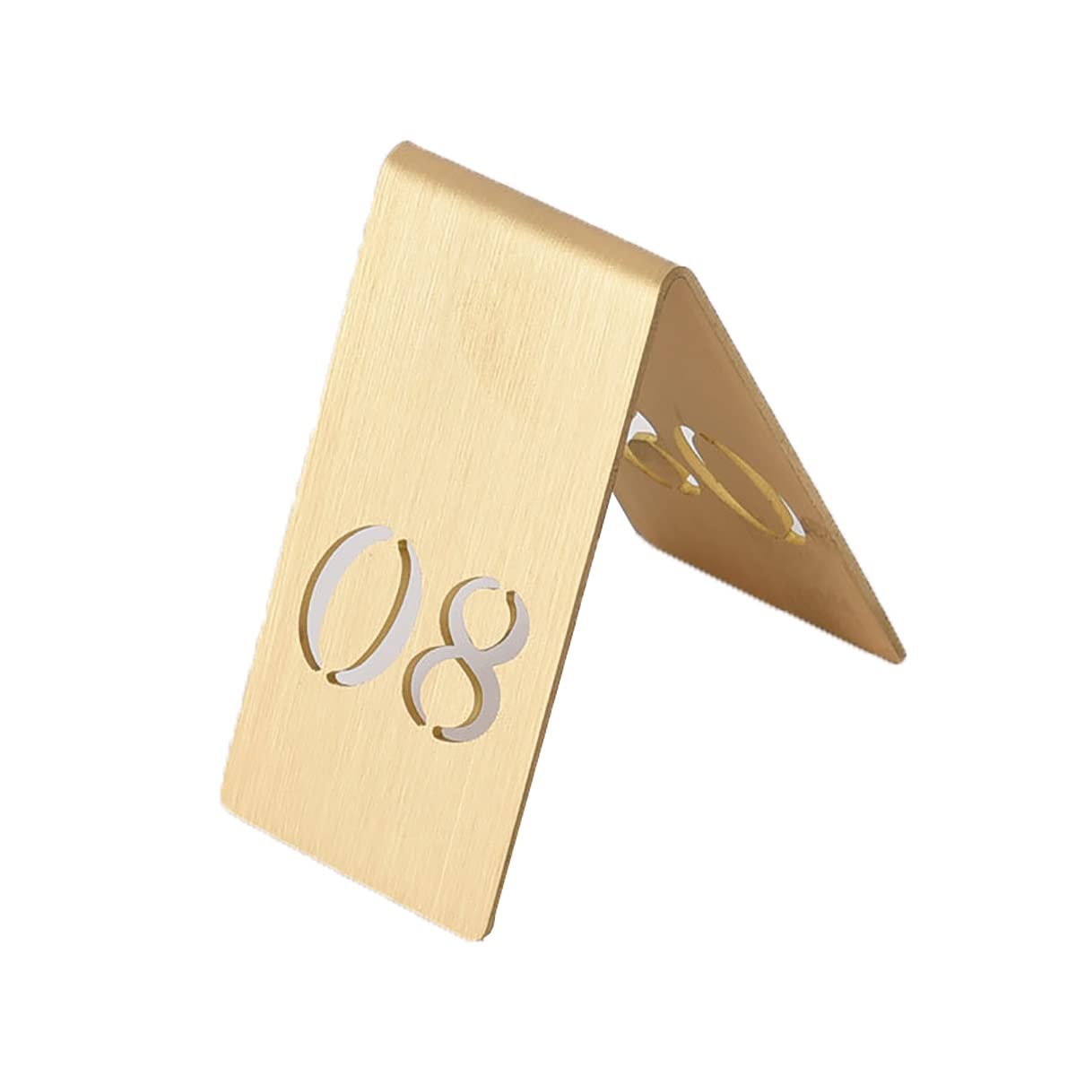 真鍮ナンバープレート Amazon.co.jp: 席札、真鍮テントスタイルテーブルナンバーレストラン