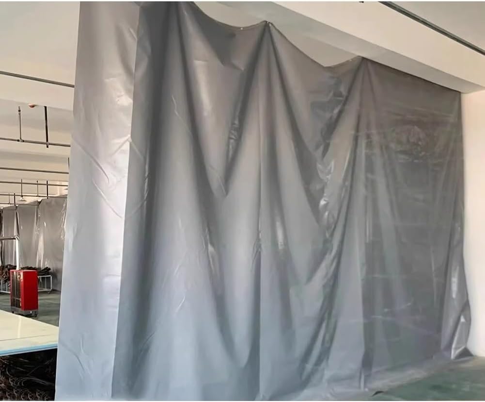Fire Retardant Welding Curtain - Heavy-Duty Workshop Door Shield, Flame Resistant Fabric, Privacy Screen for Welding, Industrial Use, Durable & Safe