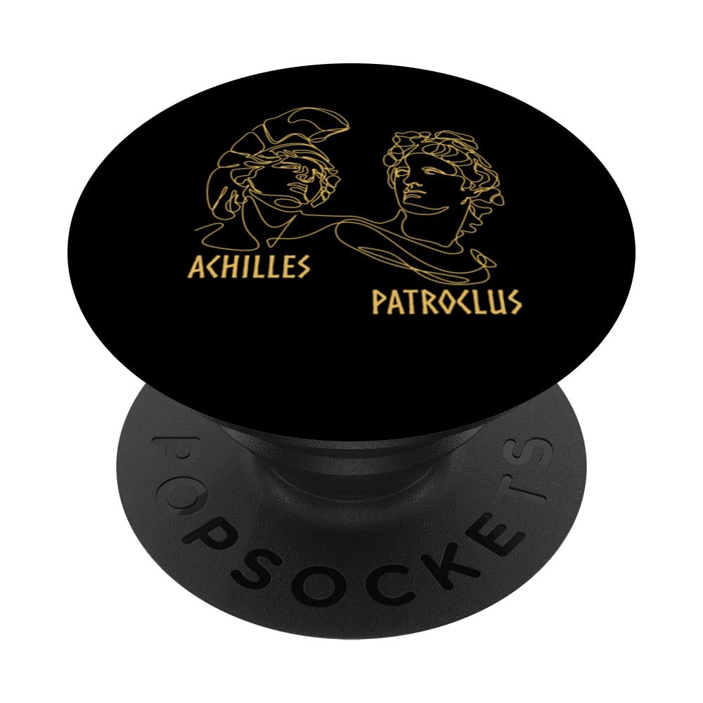 Achilles and Patroclus Ancient Greek Mythology Mythologist PopSockets Adhesive PopGrip