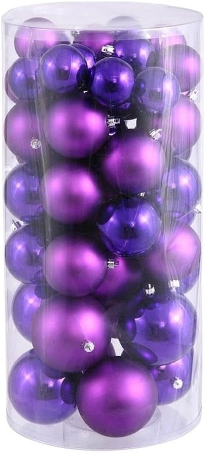 Vickerman Green Ornament Ball Set Shiny and Matte Finish, Includes 50 Per Box, 1.5 to 2-Inch Variety - Ready to Hang - Variety of Finishes