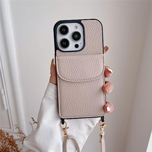 Chaîne Dame Cuir Carte Poche pour iPhone 14 et 12 afin d'éviter les pertes et vols