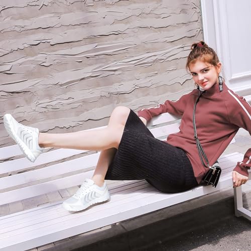 Alicegana Womens Sneakers Fashion Walking Casual Lightweight Tennis Shoes3