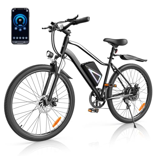 26" Electric Bike for Adults, 1000W Peak Motor, Max 70 Mile & 20Mph image 3