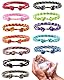 KGDUYC 12 Stück Welpen ID Halsbänder,Haustierhalsbänder,Einstellbar Soft Welpen Kitten Halsbänder,Halsband für die Lieferung von Haustieren, Halsband für Neugeborene,für Neugeborene Welpen Kätzchen