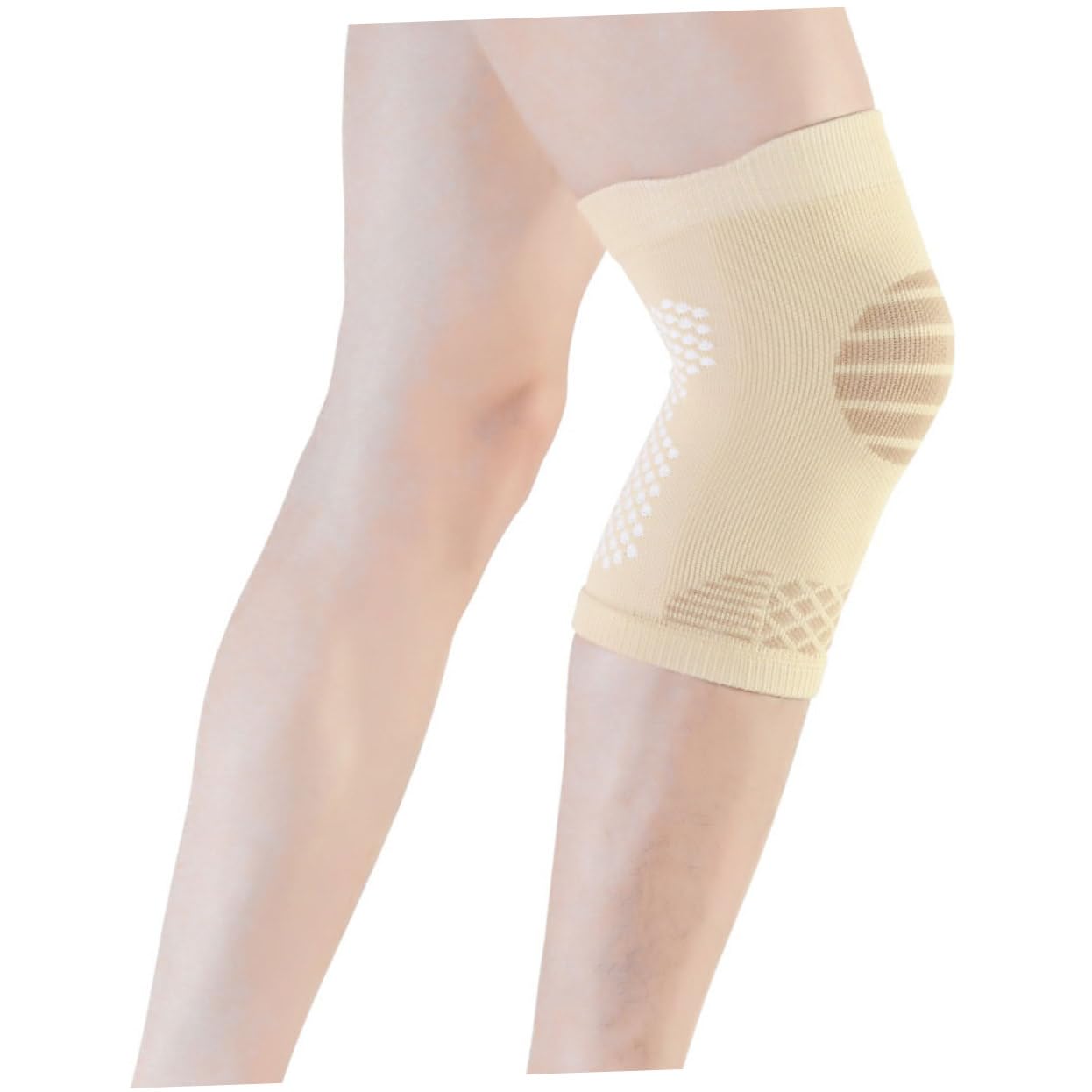 VANZACK Elastic Kneepad Breathable Material Running Support Brace Kneecap Protector for Sports Size M/l