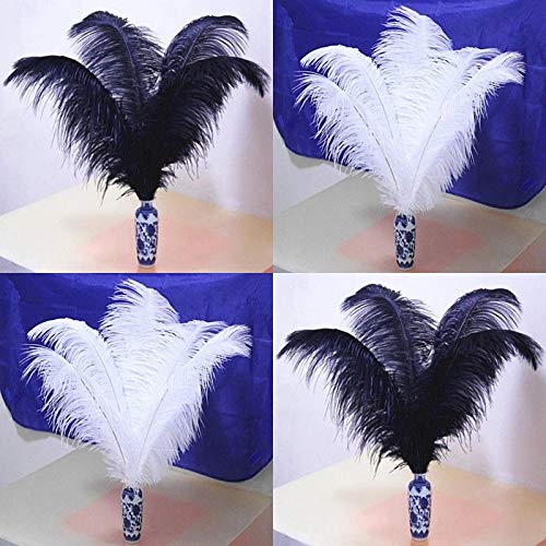 Xucus New! 10pcs pcs 25-30 inch 10-12cm Beautiful Ostrich Feathers Optional - (Color: Purple)