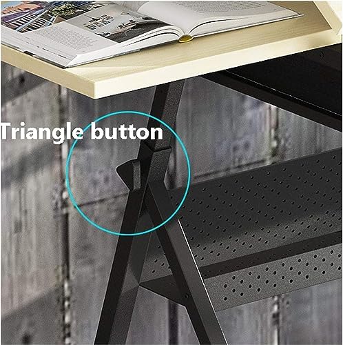 Drawing Tilting Tablet,Drafting Desk Wooden Drawing Table, Height Adjustable, Tiltable Tabletop 0°-80°, Art Craft Work Station, with 2 Storage Drawer
