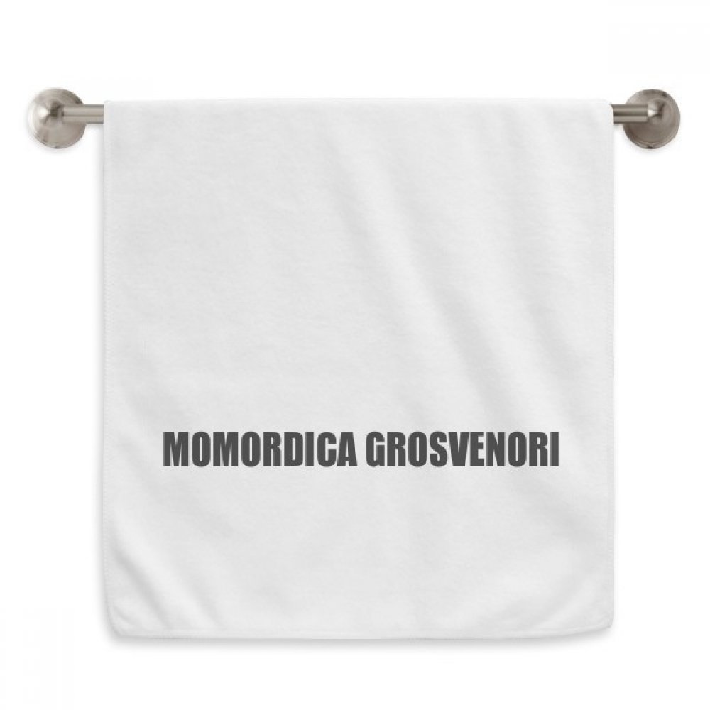Serviette de toilette blanche 13 x 29 cm Momordica Grosvenori DIYthinker
