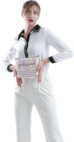 Miniatura 7 de POFULL Regalo paraprofesional para maestro Regalo Paraprofessional Apreciación Bolsa de cosméticos, Bolsa de cosméticos paraprofessional