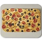 Primeway® Cordierite 15' x 12' Natural Baking Stone for Oven | Grill | Barbeque | Bake Cookies Bread Crispy Pizza on BBQ Grilling Stone | Rectangular | 1cm Thickness | 1944 Grams