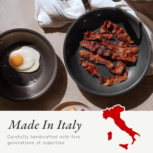 Image of Made In Cookware - ProCoat 8 inch Non Stick Frying Pan (Graphite) - 5 Ply Stainless Clad Nonstick - Professional Cookware - Crafted in Italy - Induction Compatible