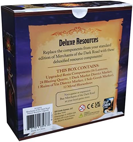 Merchants of The Dark Road Deluxe Resources Upgrade – Premium Resource Components for Board Game | Enhanced Tokens & Table Presence Upgrade image 4