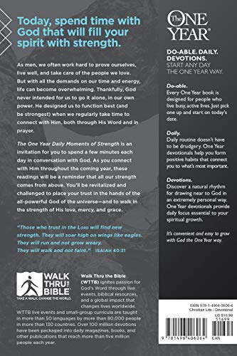 The One Year Daily Moments of Strength: Inspiration for Men - Image 2