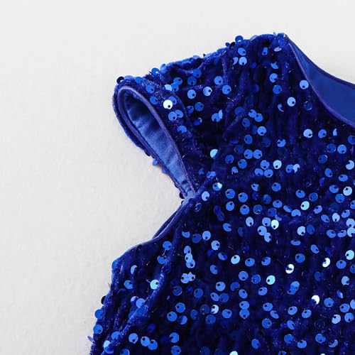 Tutu.kk Toddler Girls Sequin Dress A-Line Sparkly Sleeveless Wedding Gown Party Dresses for Girls4