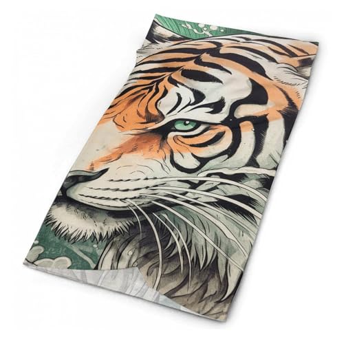 Mascara para Cara de Tigre Dibujada a Mano para Clima Frío Cuello Bufanda Cortaviento Bandana para Hombres y Mujeres Balaclava Elástica Pañuelo para Motocicleta Ciclismo Esquí Fiesta miniatura 1
