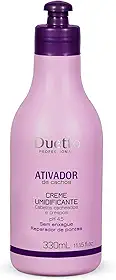 Creme Umidificador Ativador Cachos Duetto Profissional 330ml
