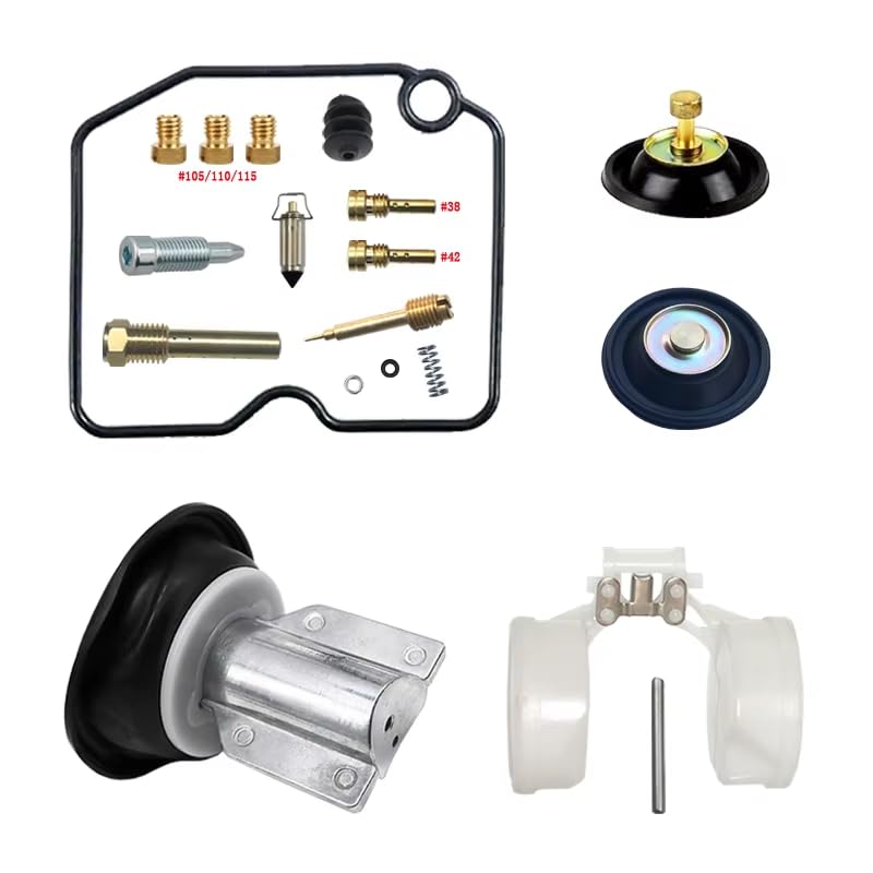 Kit de réparation carburateur Burgman 400 avec flotteur et piston pour moto AN400 1998-2002