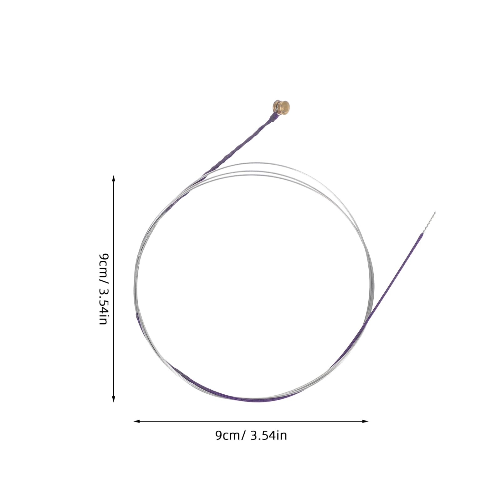 HEMOTON 2 Sets Viola Strings Metal Replacement for Violin Musicians Sweet Timbre Tone Chord Constructions